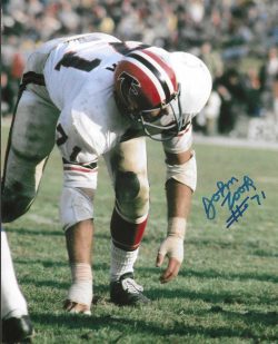 AUTOGRAPHED John Zook Atlanta Falcons 8x10  Photo