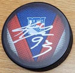 Autographed KEITH YANDLE New York Rangers Hockey Puck