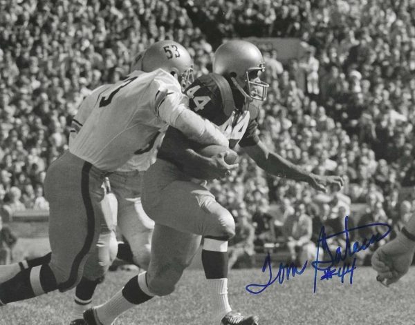 Autographed Tom Gatewood 8x10 Notre Dame Photo