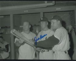 AUTOGRAPHED JAKE GIBBS 8X10 NEW YORK YANKEES photo