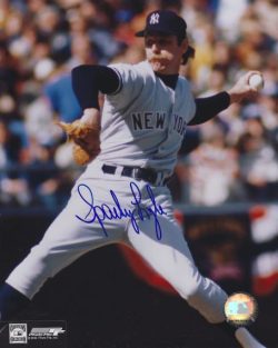 AUTOGRAPHED SPARKY LYLE 8x10 New York Yankees Photo