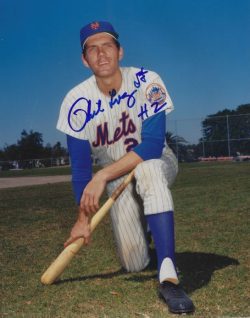 AUTOGRAPHED PHIL LINZ 8x10 New York Mets photo
