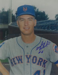 AUTOGRAPHED GORDON RICHARDSON 8X10 New York Mets photo