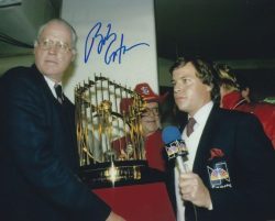 Autographed BOB COSTAS 8X10 Announcer Photo