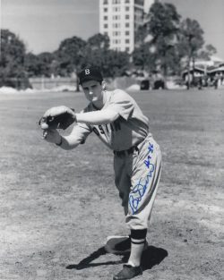 AUTOGRAPHED BOBBY DOERR "HOF 86" 8X10 Boston Red Sox photo
