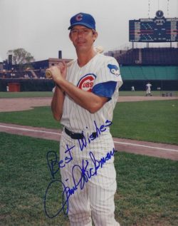 AUTOGRAPHED JIM HICKMAN 8X10 Chicago Cubs Photo