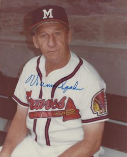 Autographed  WARREN SPAHN 8x10 Milwaukee Braves Photo JSA