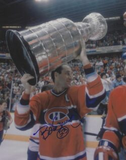 Autographed BOB GAINEY Montreal Canadiens 8X10 Photo
