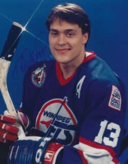 Autographed TEEMU SELANNE 8x10 Winnipeg Jets Photo