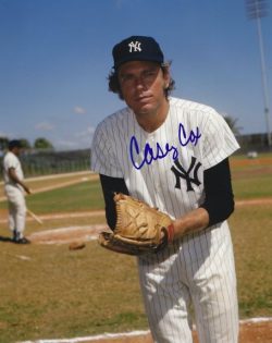 AUTOGRAPHED CASEY COX 8x10 New York Yankees Photo