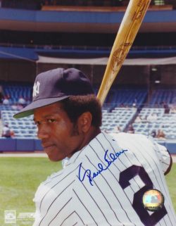 AUTOGRAPHED PAUL BLAIR 8X10 New York Yankees Photo
