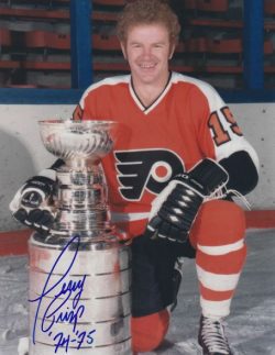 Autographed Terry Crisp Philadelphia Flyers 8x10 photo