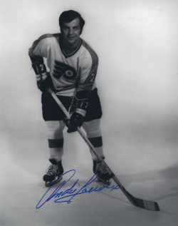 Autographed ANDRE LACROIX 8X10 Philadelphia Flyers Photo