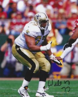 Autographed Willie Roaf New Orleans Saints 8x10 photo