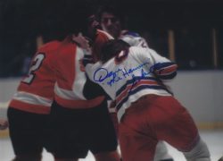 Autographed DAVE SCHULTZ 8x10 Philadelphia Flyers Photo