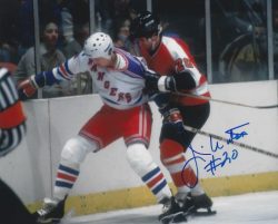 Autographed JIMMY WATSON 8X10 Philadelphia Flyers Photo