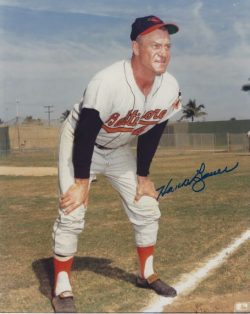 AUTOGRAPHED HANK BAUER 8X10 Baltimore Orioles photo