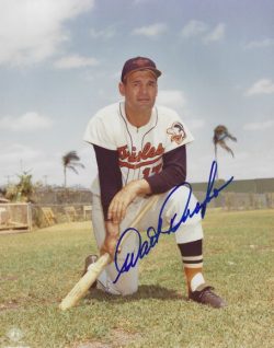 AUTOGRAPHED WALT DROPO 8X10 Baltimore Orioles Photo