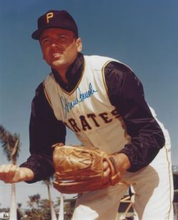 Autographed GINO CIMOLI 8x10 Pittsburgh Pirates Photo