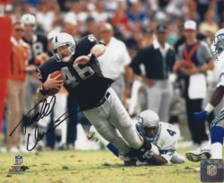 Autographed  TODD CHRISTENSEN 8x10 Oakland Raiders photo