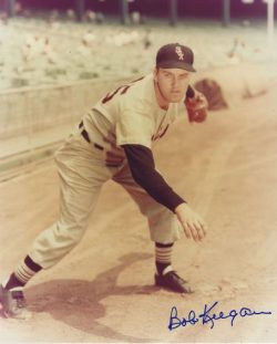 AUTOGRAPHED BOB KEEGAN 8x10 Chicago White Sox Photo