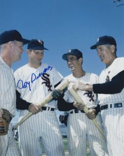 AUTOGRAPHED  ROY SIEVERS 8X10 Chicago White Sox Photo