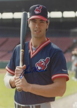 AUTOGRAPHED LOUIE MEDINA 8x10 Cleveland Indians Photo