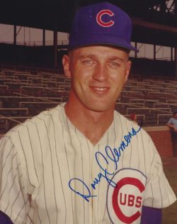 AUTOGRAPHED DOUG CLEMENS 8X10 Chicago Cubs Photo