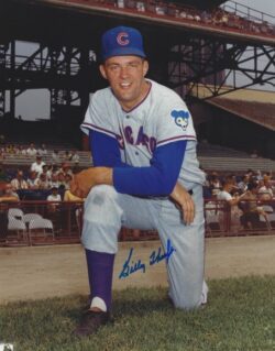 AUTOGRAPHED  BILLY HOEFT 8X10 Chicago Cubs photo