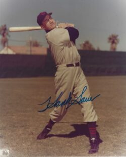AUTOGRAPHED HANK SAUER 8x10 Chicago Cubs Photo
