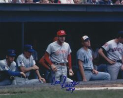 AUTOGRAPHED DAVE BRISTOL 8X10 Cincinnati Reds Photo