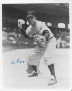 Autographed AL LOPEZ 8X10 CLEVELAND INDIANS photo