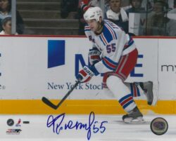 Autographed FEDOR TYUTIN 8x10 New York Rangers Photo