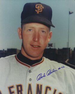 AUTOGRAPHED BOB BOLIN 8x10 San Francisco Giants Photo