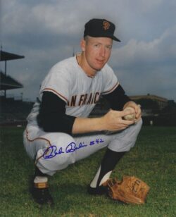 AUTOGRAPHED BOB BOLIN 8x10 San Francisco Giants Photo