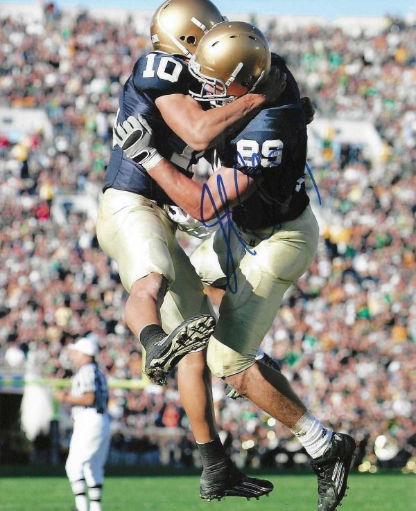 Autographed John Carlson 8x10 Notre Dame Photo