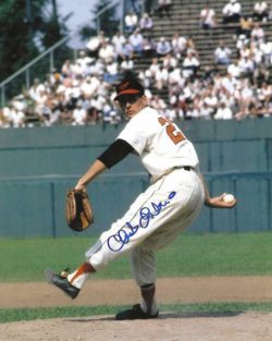 AUTOGRAPHED CHUCK ESTRADA 8x10 Baltimore Orioles Photo