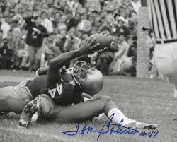Autographed Tom Gatewood 8x10 Notre Dame Photo