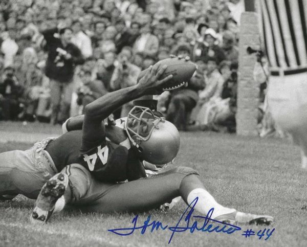 Autographed Tom Gatewood 8x10 Notre Dame Photo