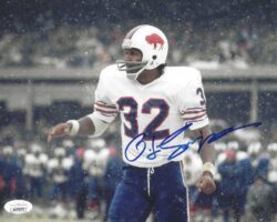 Autographed O.J. SIMPSON 8X10 Buffalo Bills Photo JSA