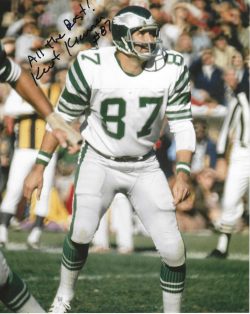Autographed KENT KRAMER 8X10 Philadelphia Eagles Photo