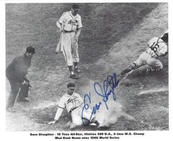 Autographed  ENOS SLAUGHTER 8x10 St. Louis Cardinals Photo