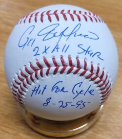 Autographed GREGG JEFFERIES Official Major League Baseball