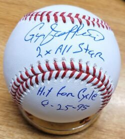 Autographed GREGG JEFFERIES Official Major League Baseball