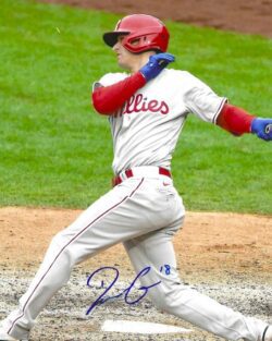 AUTOGRAPHED DALTON GUTHRIE 8x10 Philadelphia Phillies Photo
