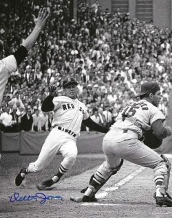 AUTOGRAPHED DALTON JONES 8x10 Boston Red Sox photo