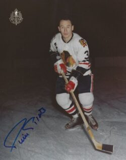 Autographed PIERRE PILOTE  8X10 Chicago Blackhawks Photo