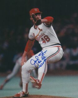AUTOGRAPHED JOHN STUPER "82 WS Champs" 8x10 St. Louis Cardinals photo