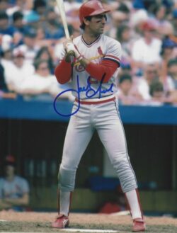 AUTOGRAPHED JACK CLARK 8x10 St. Louis Cardinals photo