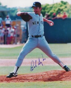 AUTOGRAPHED BOB SYKES 8x10 New York Yankees photo